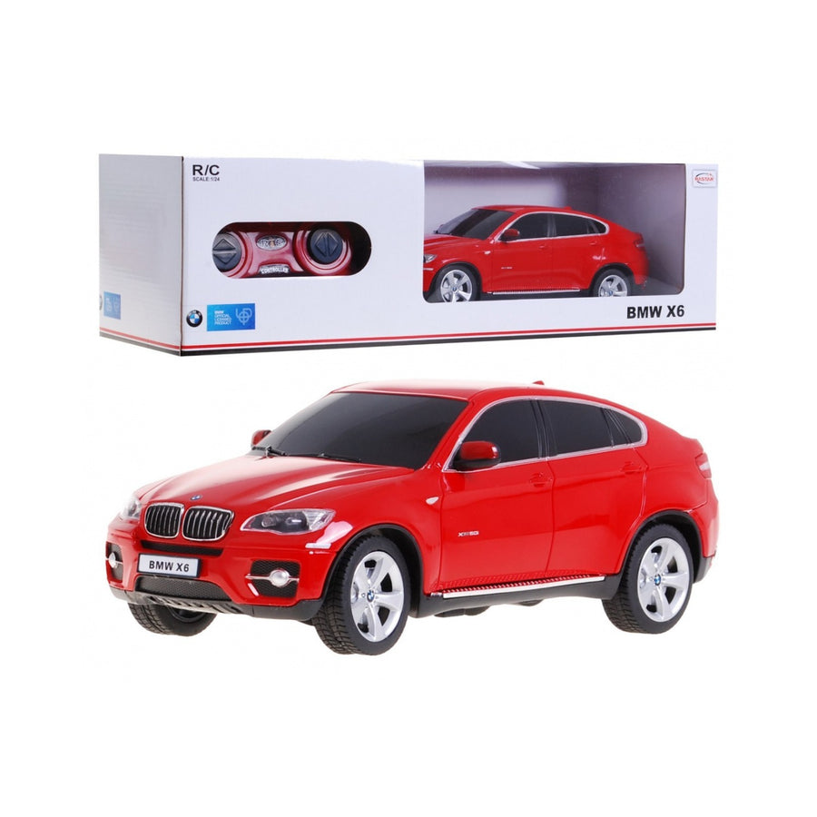 Радиоуправляема кола BMW X6 1:24, червена