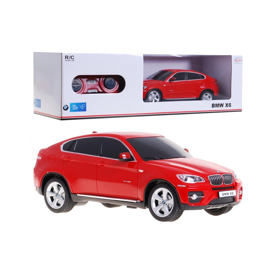 Радиоуправляема кола BMW X6 1:24, червена